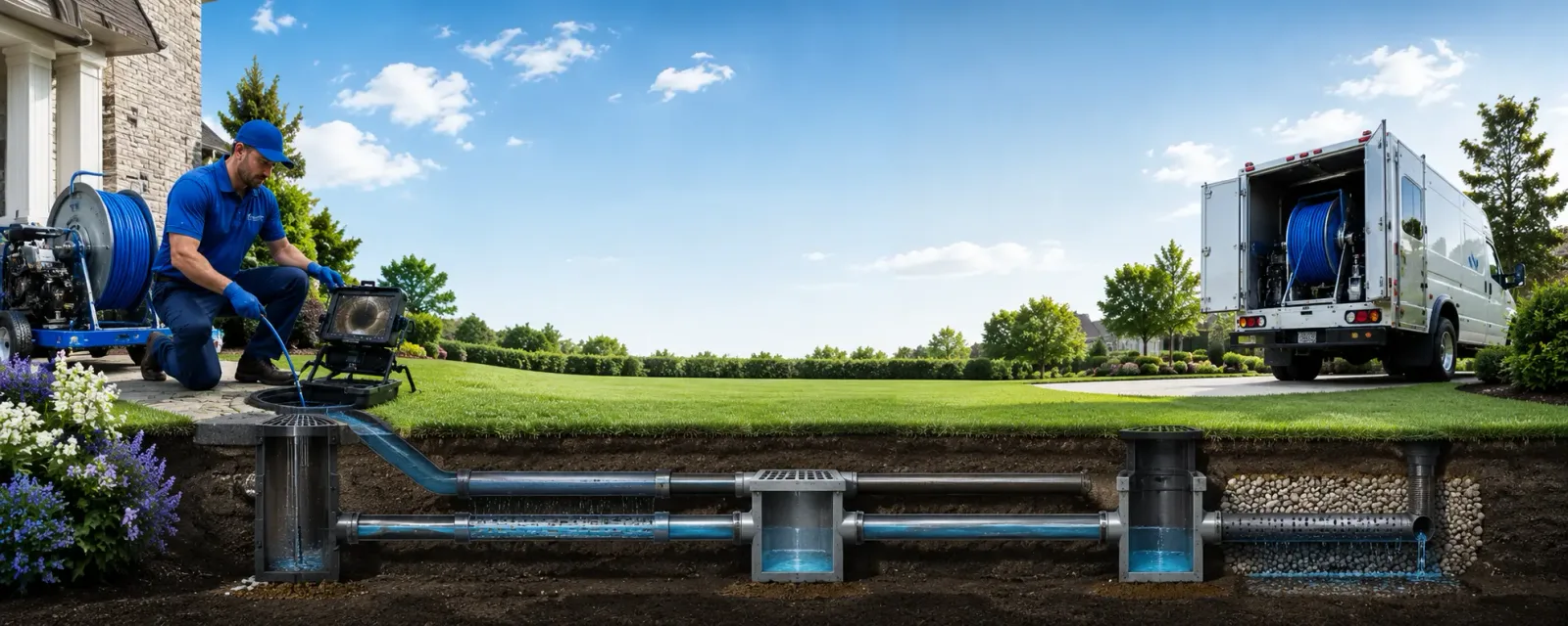 Outdoor drain cleaning information for Pulaski, IA